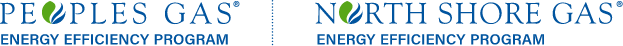 Peoples Gas and North Shore Gas Energy Efficiency Program Logos